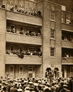 テナントはストライキを借りる、ペッカム、ロンドン南東、1931年、1933年。 作： Unbekannt