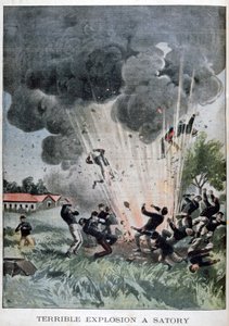 1902年フランス、サトリでの恐ろしい爆発