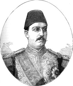 Tewfik、エジプトのKhedive、c1882 作： Unbekannt