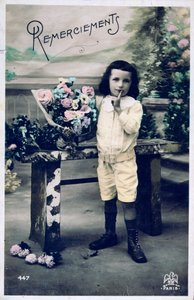 おかげで、ヴィンテージのフランスのポストカード、c1900 作： Unbekannt