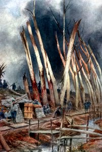 1917年のイサーでの攻撃 作： Unbekannt
