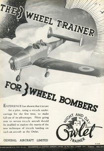 3輪爆撃機のための3輪トレーナー、1941年。 作： Unbekannt