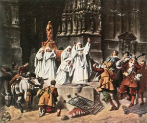 フラウエンキームゼー修道院は彼女の修道院、1632年、1936年を保護します。 作： Unbekannt