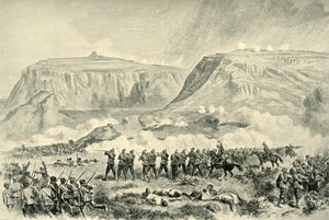 アビシニア遠征：アロギーの戦い... 1868年4月10日、聖金曜日1901年 作： Unbekannt