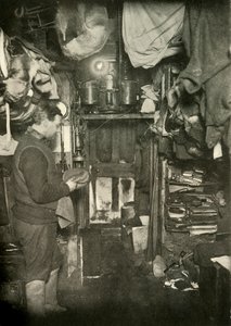 アセチレンガスプラント、ドアの向こう、c1908、1909 作： Unbekannt