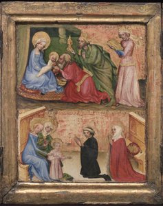 賢者の礼拝c。 1424年。 作： Unbekannt