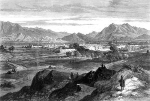 アフガン戦争：1879年、アフガニスタンのパイパーズヒル出身のジャララバード 作： Unbekannt