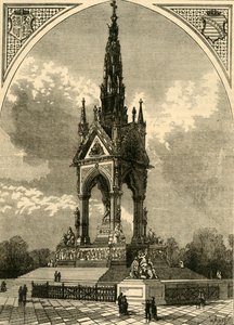 アルバート記念碑、c1876。 作： Unbekannt