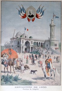 1900年の万国博覧会、パリ、1900年のアルジェリアのパビリオン 作： Unbekannt