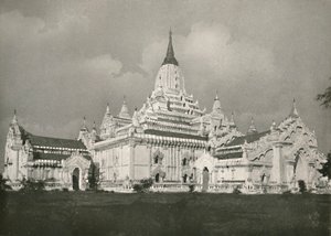 アナウダパゴダ、パガウ、1900年。 作： Unbekannt