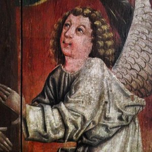 エンジェル。 15世紀半ばの聖血神殿の詳細 作： Unbekannt