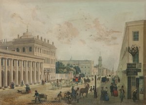 1840年代末のサンクトペテルブルクのアニチコフ宮殿。
