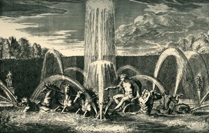 フランス、ベルサイユの庭園にあるアポロの泉、1683年、1903年。 作： Unbekannt