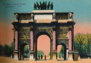アルクドゥトリオンフデュカルーセル、パリ、c1920 作： Unbekannt