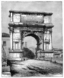 タイタスのアーチ、ローマ、イタリア、1882 作： Unbekannt