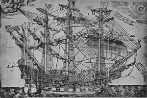 アークロイヤル、1588年 作： Unbekannt