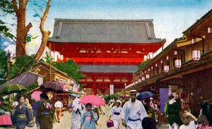 浅草観音寺、東京、日本、20世紀 作： Unbekannt