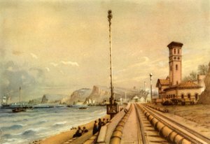 「ドーリッシュの大気鉄道、1847 年」、1945 年。 作： Unbekannt
