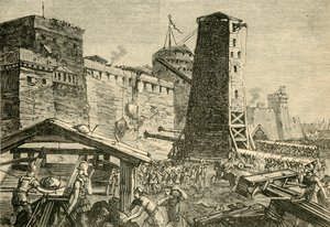 ロードス島への攻撃、1890年。 作： Unbekannt