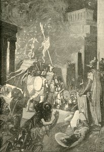 カルタゴの城塞への攻撃、1890年。 作： Unbekannt