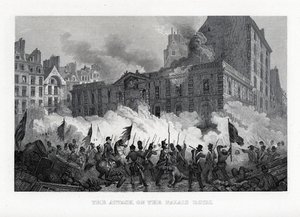 パレスロイヤルへの攻撃、1882年 作： Unbekannt