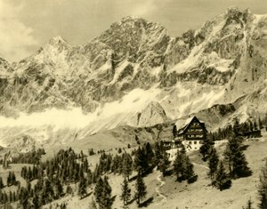 オーストリアヒュッテとダッハシュタイン、シュタイアーマルク州、オーストリア、c1935。 作： Unbekannt