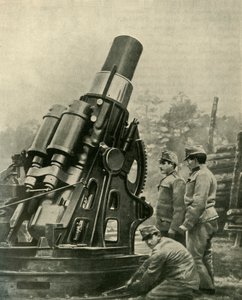 オーストリアの12インチSiege Howitzer、1914-1918、c1920。 作： Unbekannt