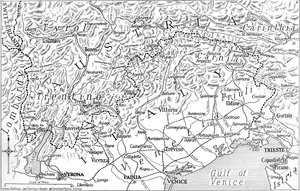 オーストリアのフロンティア、1915年