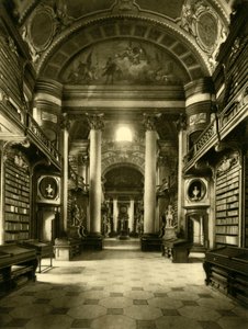 オーストリア国立図書館、オーストリア、ウィーン、c1935。 作： Unbekannt