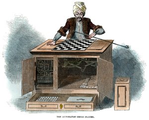 オートマトンチェスプレーヤー、1845 作： Unbekannt