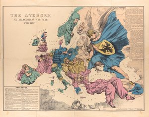 アベンジャー：1877年、1876-1877年の寓話的な戦争地図。 作： Unbekannt