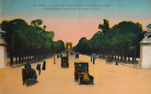 シャンゼリゼ通りとマルリー馬、パリ、c1920 作： Unbekannt