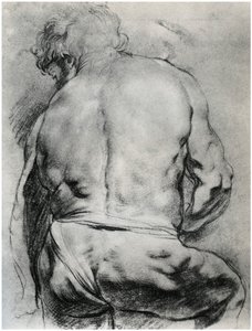 ヌードマンの背中、c1610 1958 作： Unbekannt