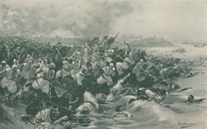 アブキールの戦い、1799年、1896年。 作： Unbekannt