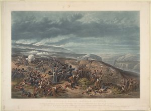 1855年、1855年11月5日のインカーマンの戦い 作： Unbekannt