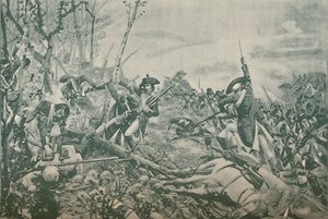 Jemmapesの戦い、ベルギー、モンス近郊、1792年11月6日、1896年 作： Unbekannt