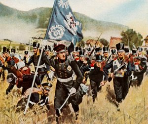 クルムとノレンドルフの戦い、1936年1813年8月29日、30日。 作： Unbekannt