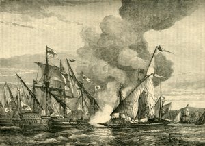 レパントの戦い、1571年、1890年。 作： Unbekannt
