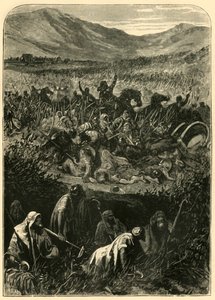 ミクマシュの戦い、1890年。 作： Unbekannt