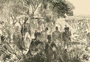 プラッシーの戦い、1757年、1890年。 作： Unbekannt