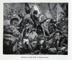 ロンスヴォー峠の戦い、1882年 作： Unbekannt