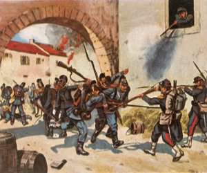 1870年9月1日、1936年のセダンの戦い。 作： Unbekannt