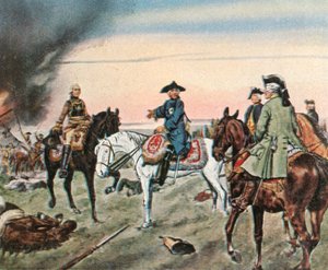 ツェルンドルフの戦い、1758年8月25日、1936年。 作： Unbekannt