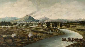 1854年9月20日のアルマの戦いc。 1875 作： Unbekannt