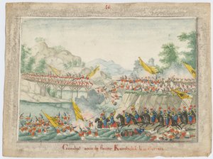 1829年10月15日のカムチク川での戦い 作： Unbekannt