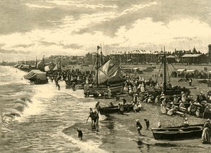 ヤーマスのビーチ、1898年。 作： Unbekannt