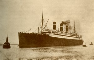 ベルゲンランドレッドスターライン、27,132トン、c1930。 作： Unbekannt