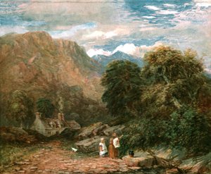 Blackberry Gatherers、c1850、c1900。