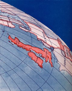 1935年の真夏の日の午後6時のイギリス諸島と北ヨーロッパ