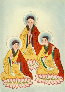 「仏教のトライアド」、1922年。 作： Unbekannt